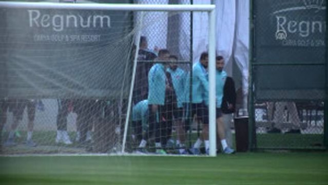 A Milli Takım'da Finlandiya Maçı Hazırlıkları - Antalya