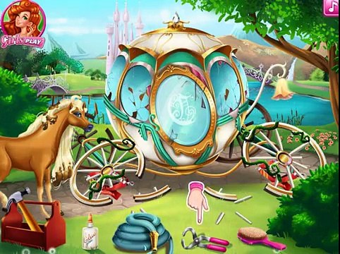 Авария Детка ребенок колесница Золушка дисней игра Игры Принцесса