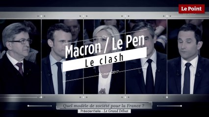 Emmanuel Macron à Marine Le Pen : "Je ne vous fais pas parler, je n'ai pas besoin d'un ventriloque"