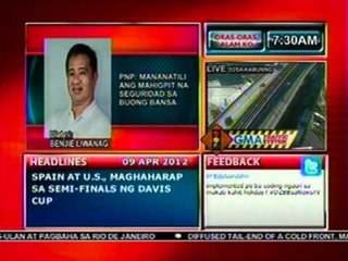 DB: PNP, mananatili ang mahigpit na seguridad sa buong bansa (040912)