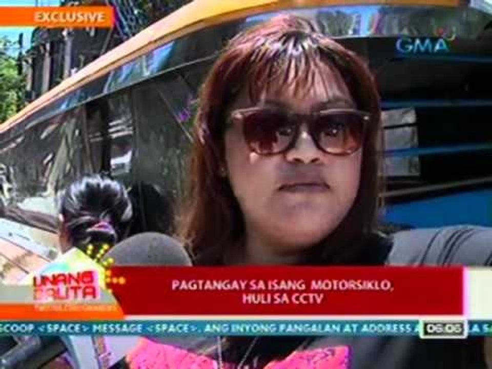 UB: EXCLUSIVE: Pagtangay sa isang motorsiklo sa Taguig, huli sa CCTV (041012)