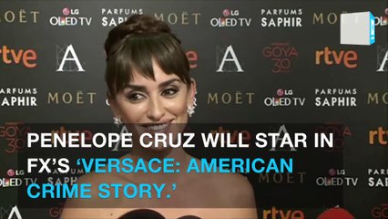 Penelope Cruz to play famous designer in 'Versace: American Crime Story'
