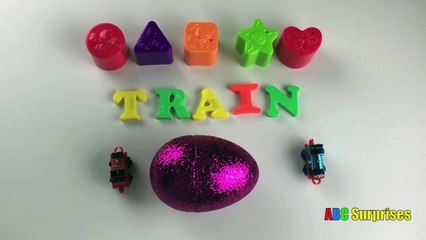 ABC SURPRISES EGG LEARN TO SPELL SHAPE WORDS Thomas and Friends trains for kids
