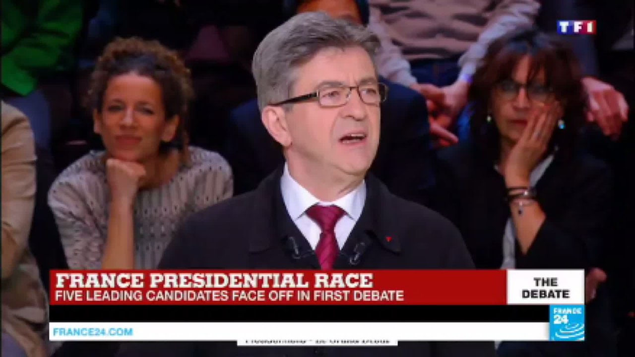 Jean-Luc Mélenchon: "Only two people are concerned by affairs, François Fillon and Marine Le Pen"