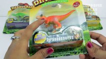 GOOD DINOSAUR SURPRISE EGGS Toy Opening + Jurassic World with T-Rex Video for Kids by Toyp