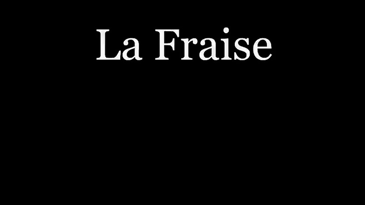 La Fraise par Julien Roux