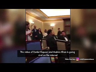Ranbir Kapoor and Mahira Khan in an intense discussion is going viral