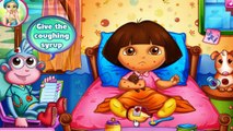 Dora The Explorer Doctor Caring - Baby Dora Bee Sting Doctor Cartoon Game For Children