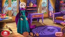 Эльза секрет Преобразование дисней Принцесса Эльза замороженные платье вверх игра для девушки