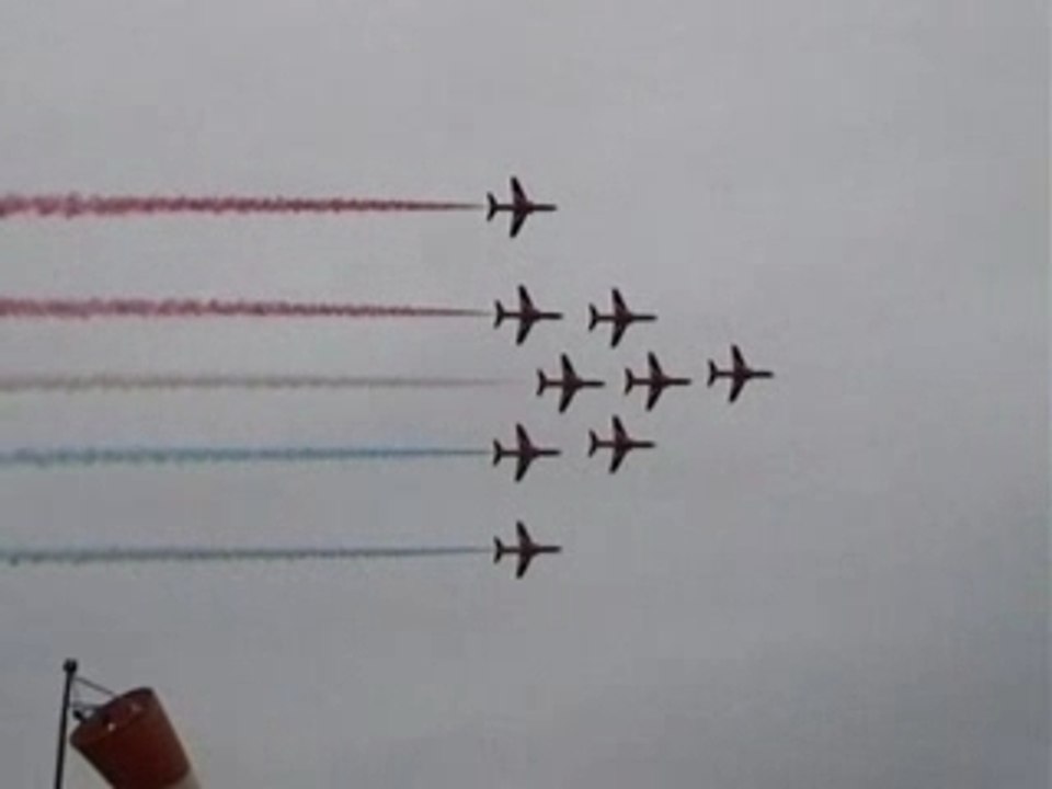 Red arrows à Rennes Airshow 2007