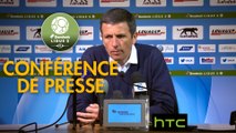 Conférence de presse AJ Auxerre - RC Strasbourg Alsace (0-2) : Cédric DAURY (AJA) - Thierry LAUREY (RCSA) - 2016/2017