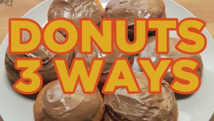 3 Ways to Make Delicious Donuts - Pulled Pork, Chili Mac, and Reese's!