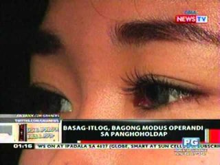 OC: Basag-itlog, bagong modus operandi sa   panghoholdap