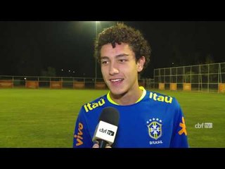 Seleção Brasileira Sub-17: Paulinho e Bobsin comentam o jogo contra a Colômbia