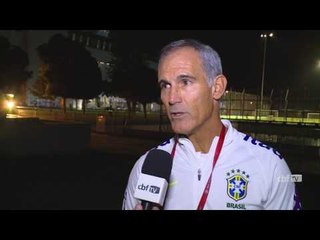 Seleção Brasileira Sub-17: Amadeu espera jogo equilibrado contra a Colômbia