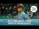 2017 Belarus Open Highlights: Sato Hitomi vs Saki Shibata (1/2)