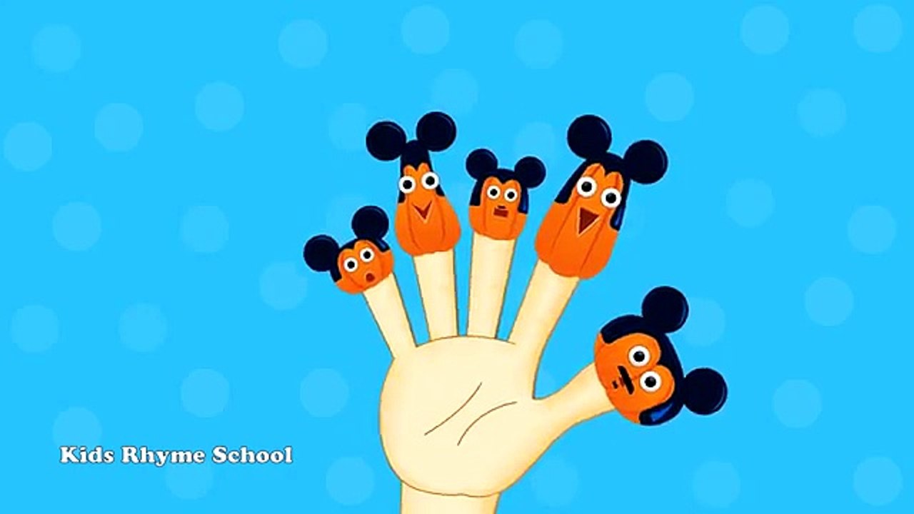 Mickey Mouse Scray Pumpkin Finger Family Song | Kids Rhyme School #NurseryRhymes & Kids Songs