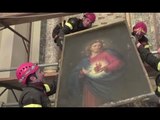 Monte San Vito (AN) - Terremoto, recupero opere in chiesa San Pietro Apostolo (15.03.17)