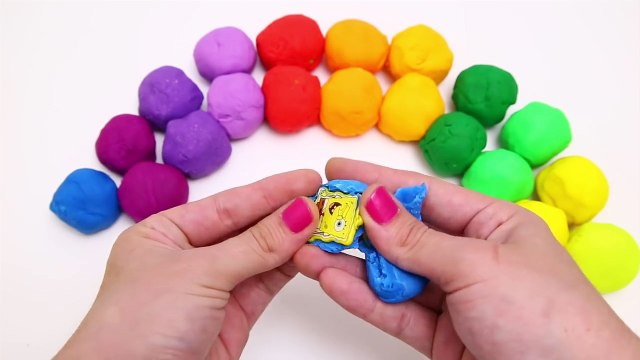Play Doh RAINBOW + KINDER SURPRISE EGGS Arcoiris Plastilina regnbue Солонгийн өнгийн хавта