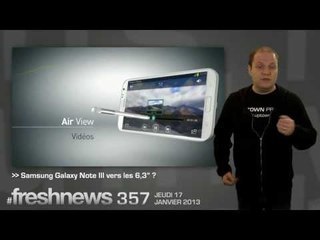 L'actu du numérique 17.01.13