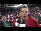 Interview: Vasek Pospisil (CAN) after winning the fourth rubber