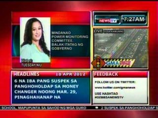 DB: Mindanao, power monitoring   commitee, balak itatag ng   gobyerno