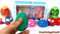 Peppa Pig Español Toys PLAY-DOH Stop Motion KINDER surprise eggs kung fu panda