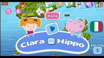 Hippo Pepa e Clara ir em uma viagem emocionante Aprender jogos de lógica. português