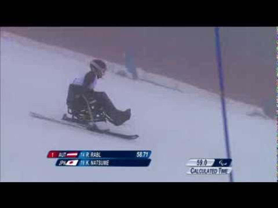Kenji Natsume (1st run) | Men's super combined sitting | Alpine skiing | Sochi 2014 Paralympics