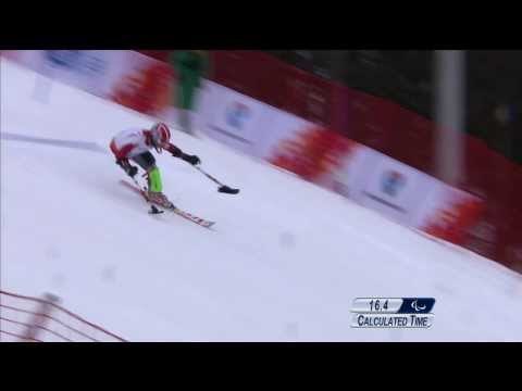 Andrzej Szczesny (1st run) | Men's super combined standing | Alpine skiing | Sochi 2014 Paralympics