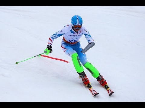 Martin Wuerz (1st run) | Men's super combined standing | Alpine skiing | Sochi 2014 Paralympics