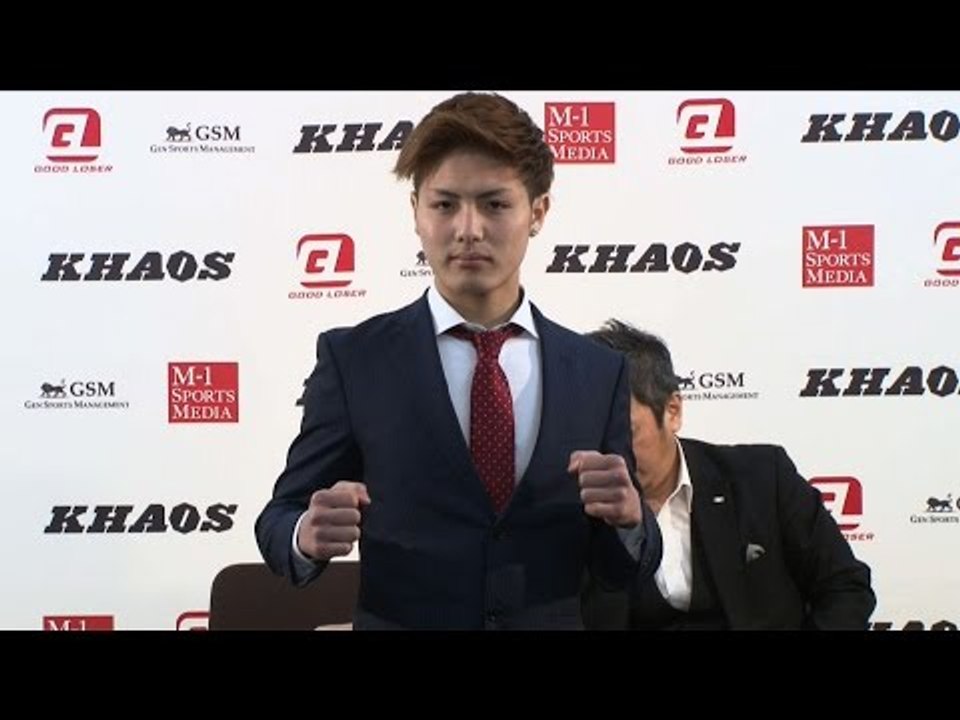 「KHAOS.1」3.18（土）新宿FACE 里見柚己 一夜明け会見/KHAOS Press Conference