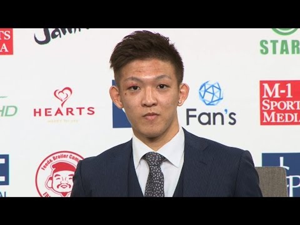 「K-1 WORLD GP」2.25代々木 一夜明け会見　パパになった野杁正明、スーパー・ライト級のベルトも獲る！