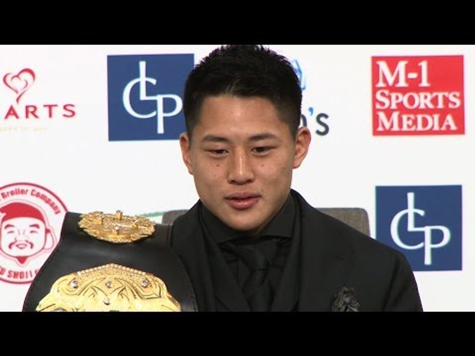 「K-1 WORLD GP」2.25代々木 一夜明け会見　スーパー・フェザー級新王者・大雅、目指すは完全無欠のチャンピオン！