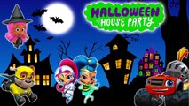 Halloween House Party. Two rooms with Shimmer and Shine and a skeleton! NEW Game For Kids!