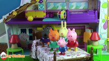 Five Little Peppa Pig Jumping on the Bathtub | Five Little Monkeys Jumping on the Bed Nurs