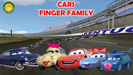 Finger Family CARS Nursery Rhymes for Children Babies and Toddlers