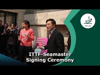 ITTF-Seamaster Partnership Signing Ceremony 🤝