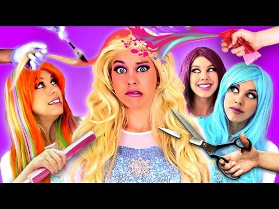Frozen Elsa COTTON CANDY BATH! w- Spiderman Princess Rapunzel Joker Venom Superman Fun in Real Life