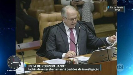 Lista de Janot: Fachin deve receber nesta terça pedidos de investigação