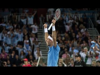 Del Potro clinches comeback against Cilic
