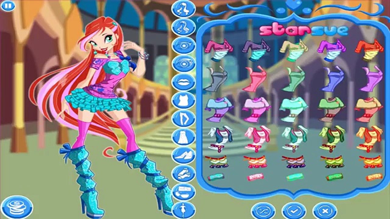 Winx Club Bloom Season 5 Outfits Game - Winx Club Video Games For Girls