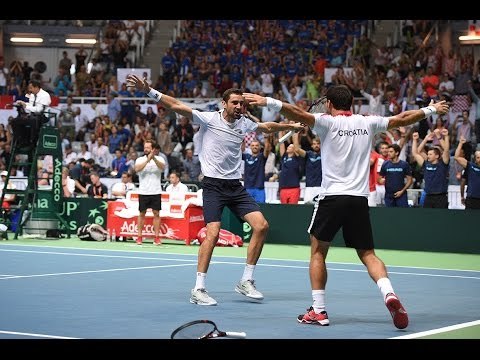 Highlights: Marin Cilic/Ivan Dodig (CRO) v Pierre-Hugues Herbert/Nicolas Mahut (FRA)