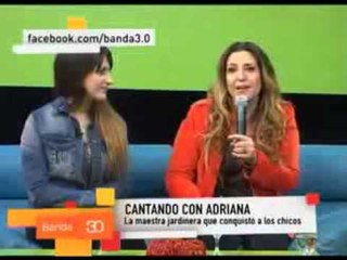 Adriana entrevista en Banda 3.0 - Vacaciones de invierno 2012