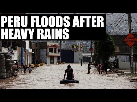Peru Floods : Death toll rises to 67 after heavy rains | Oneindia News