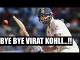 Virat Kohli goes back at 6 agaisnt Australia in the Ranchi Test | Oneindia News