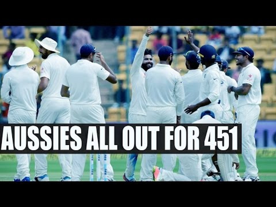 Australia all out for 451 runs in 1st innings, Jadega takes 5 wickets, Smith not out | Oneindia News