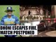 MS Dhoni escapes unhurt from Delhi Hotel fire, semi-final of Vijay Hazare postponed | Oneindia News