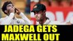 India vs Australia : Ravindra Jadeja strikes, Maxwell out after maiden ton | Oneindia News