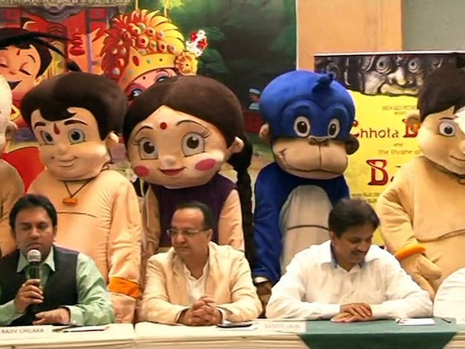 Movie Chota Bheem Press Conference Rajiv Chilaka Samir Jain